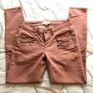 ❌SOLD! ✨Jolt Blush Pink Zipper Pants
